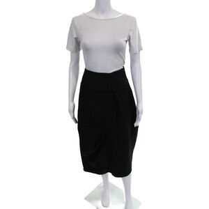 Follow Me Womens Paperbag Pants Black 100% Polyester Size M